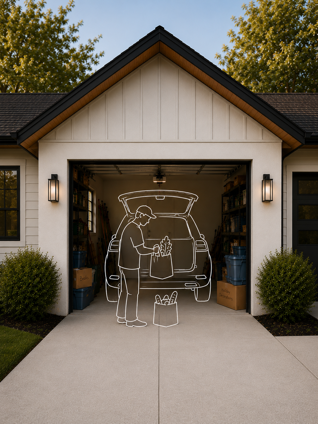 A Tossit team clearing a residential garage in Salt Lake City